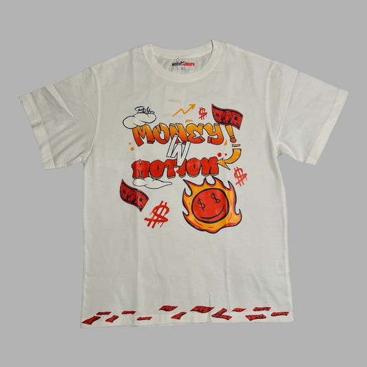 White Money Man Tee